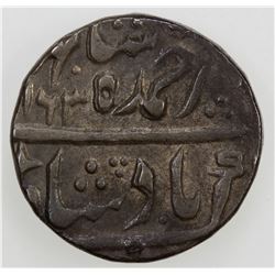 MUGHAL: Ahmad Shah Bahadur, 1748-1754, AR rupee, Muhammadabad Banares, AH1163 year 3. EF