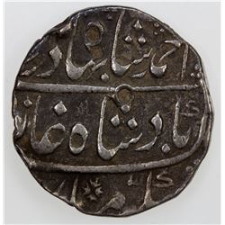 MUGHAL: Ahmad Shah Bahadur, 1748-1754, AR rupee, Narwar, year 2. VF