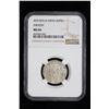 Image 3 : AWADH: Wajid Ali Shah, 1847-1856, AR rupee, Lucknow, AH1269 year 6. NGC MS66