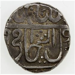 GWALIOR: Jayaji Rao, 1843-1886, AR rupee, Sabalgarh, year 31. VF