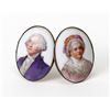Image 1 : [Washington, George and Martha] Two Porcelain Drawer Pulls, c. 1840s