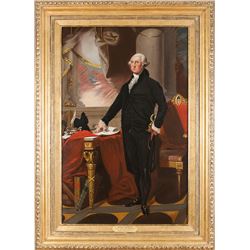 [Washington, George] "The Lansdowne Portrait," c. 1830, After Gilbert Stuart