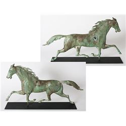 Ethan Allen Running Horse Weathervane With Bullet Hole