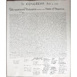 Declaration of Independence - Engraved by E.M. Weeks, 1939