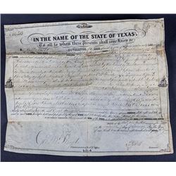 [Texas] George W. Smyth-- Signer of the Texas Declaration of Independence