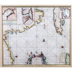 van Keulen, Johannes. Pas kaart van de Boght van Florida Met de Canaal Tusschen Florida en Cuba . .