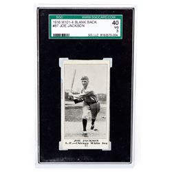 1916 Joe Jackson Baseball Card. VG 3