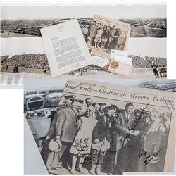 National air races ? letter and photographs