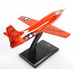 X-1 Rocket plane model signed by Chuck Yeager