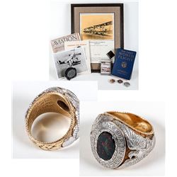 1924?First Around-the-World Flight ? Co-Pilot's Commemorative Ring.