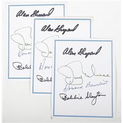 Autographed book plates (3x).