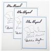 Image 1 : Autographed book plates (3x).
