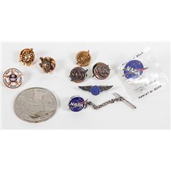 Eight pins and an Apollo 11 Medallion