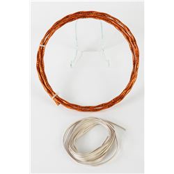 Apollo 1, 1967, Flamability Test Teflon Lacing and Kapton Insulation Samples