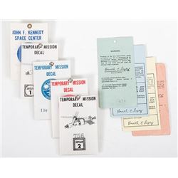 9 NASA Mission Badges ? Gemini, Skylab and Shuttle