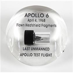 Apollo 6, 1968, FLOWN Heatshield Fragments
