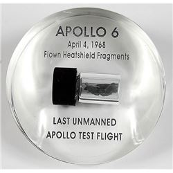 Apollo 6, 1968, FLOWN Heatshield Fragments