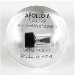 Apollo 6, 1968, FLOWN Heatshield Fragments
