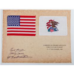 Apollo 8 Flown U.S. and Illinois State Flags