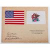 Image 1 : Apollo 8 Flown U.S. and Illinois State Flags