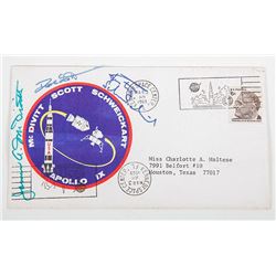 Apollo 9 Autographed Cover - Entire Crew