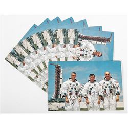 Apollo 10 Post Card Autographed by entire crew