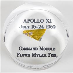 Apollo 11, 1969, FLOWN Gold Foil
