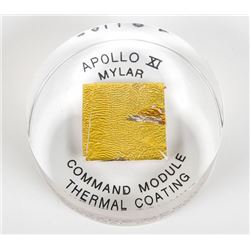 Flown Apollo 11 Thermal Coating