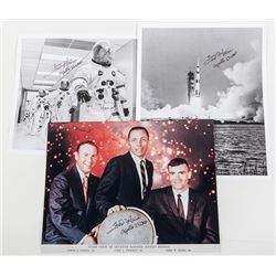 Fred Haise ? 3 photos autographed by Fred Haise.
