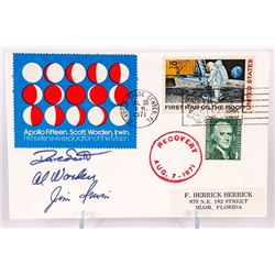 Apollo 15, 1971, Crew-Signed, Phases of the Moon Cover