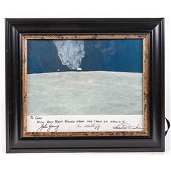 Apollo 16 Crew Photo and Autographs