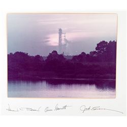 Skylab 3 on the Pad, Ready to Go. Autographed by the Crew