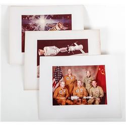 Stafford, Brand, Slayton, Leonov & Kubasov Autographs.