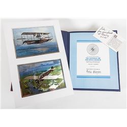 Deke Slayton?s personally inscribed edition of "The National Air and Space Museum".