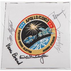 ASTP, 1975. FLOWN Stafford, Brand, Slayton, Leonov & Kubasov Autographs