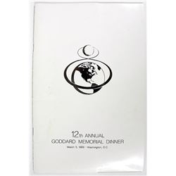 Miscellaneous, 1969, 12th Annual Goddard Memorial Dinn
