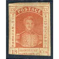 Hawaii, 1853-1893, collection of 30 stamps