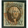 Image 1 : 1847, 10c black. VF-XF