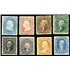 Image 1 : 1861-63, 1c-90c, 8 different. OW FVF