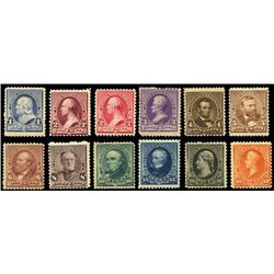 1890, 1c-90c complete. F-VF