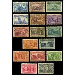 1893, Columbian issue complete. OW FVF