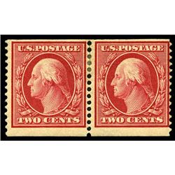 1910, 2c carmine coil. F