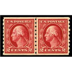 1912, 2c carmine coil. VF