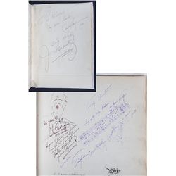[Roxy and His Theaters] Autograph Album With Hundreds of Tributes