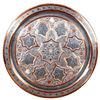 Image 1 : Antique Persian Silver and Copper Charger
