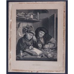 A Trio of Antique Engravings and Lithographs