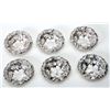 Image 1 : Set of 6 Sterling Nut Bowls