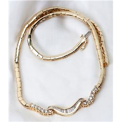 Diamond, 14K Yellow Gold Necklace