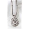 Image 1 : Diamond, 18K White Gold Pendant/Necklace