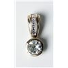 Image 1 : Diamond, 18K Yellow Gold Pendant